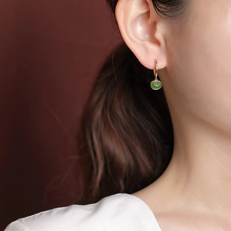 Royal Heaven's Choice Earrings Jasper Unisex-1