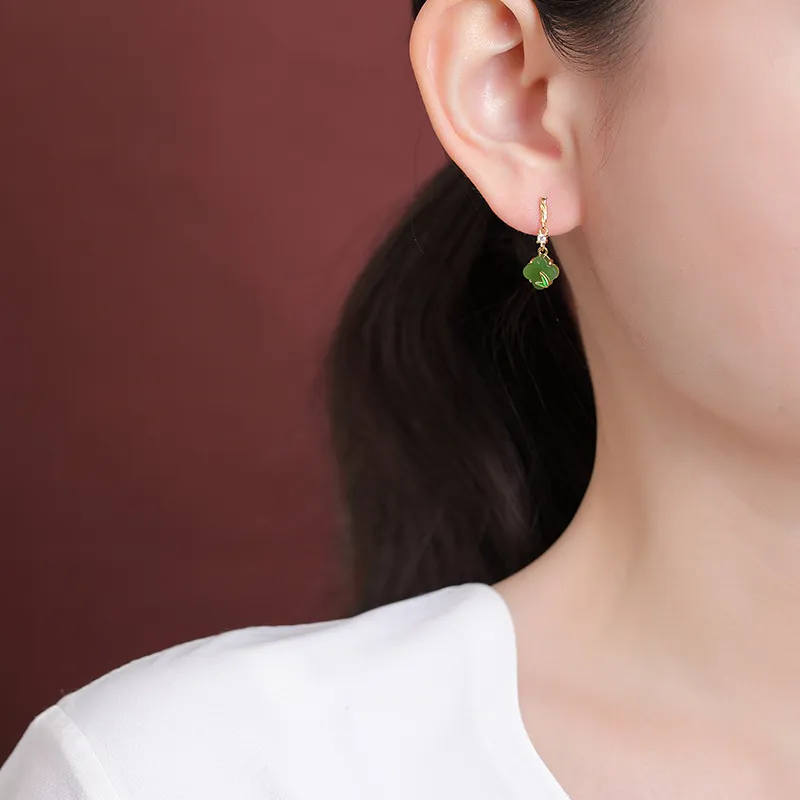Royal Heaven's Choice Earrings Jasper Unisex-1