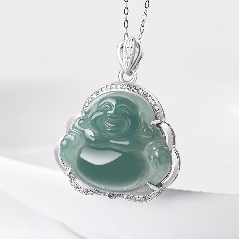 Royal Heaven's Choice Ice Type Jadeite Pendants Unisex-3
