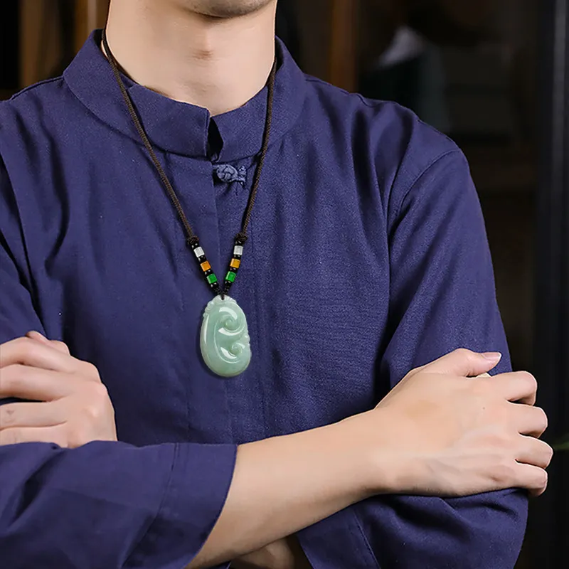 Royal Heaven's Choice Bean Type Pendants Unisex-4