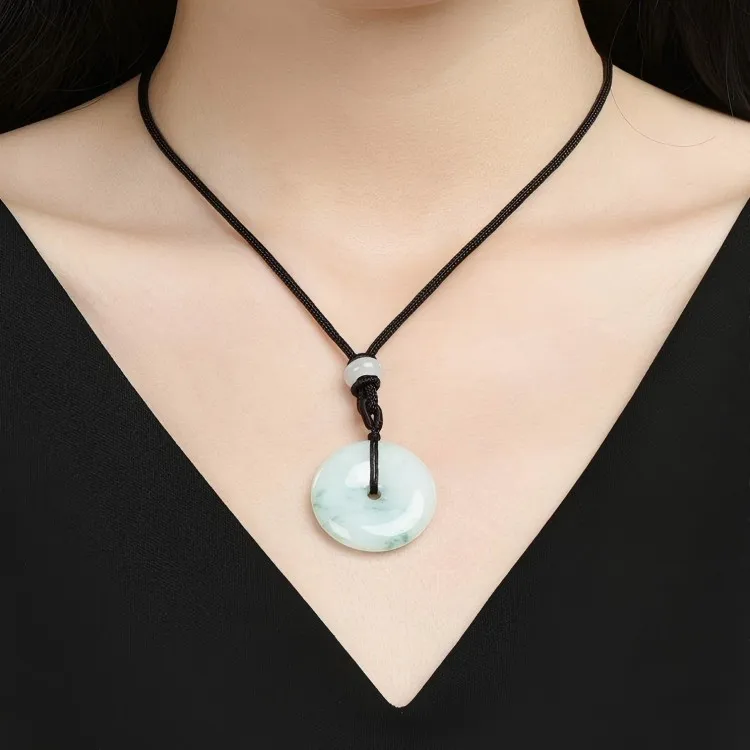 Royal Heaven's Choice Glutinous Jade Jadeite Pendants Unisex-1