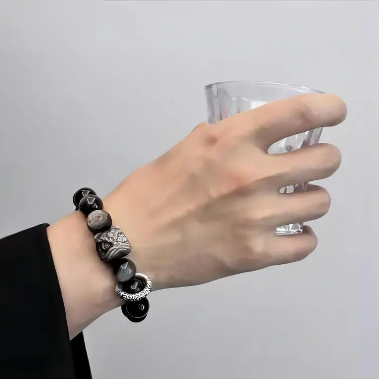 Royal Heaven's Choice Obsidian Bracelets Unisex-1