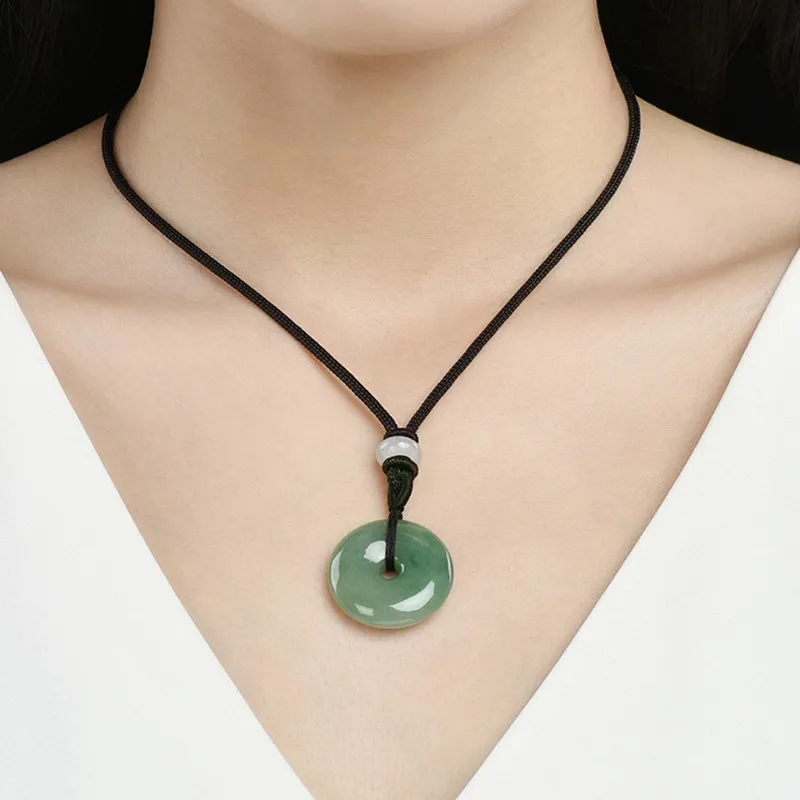 Royal Heaven's Choice Glutinous Jade Jadeite Pendants Unisex-5