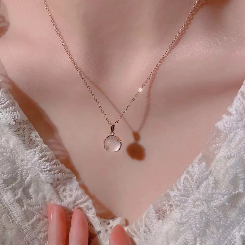 Royal Heaven's Choice Chalcedony Necklaces Unisex-5