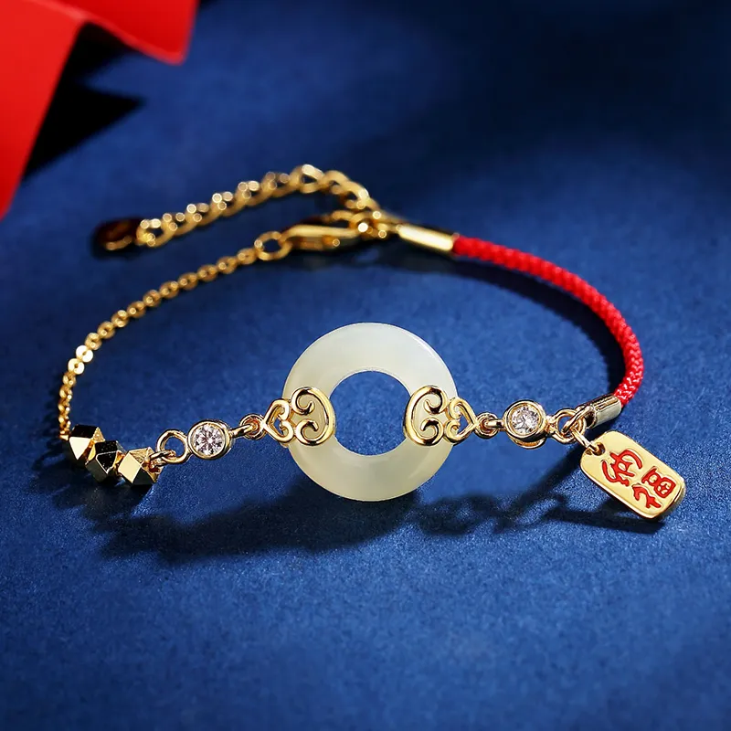 Royal Heaven's Choice Bracelets White Jade Women's-4