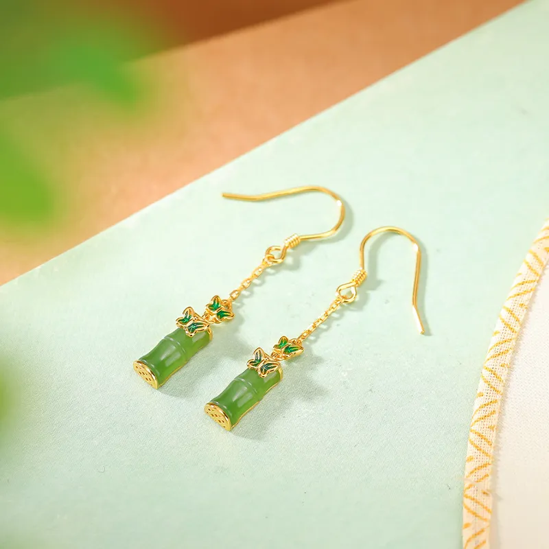 Royal Heaven's Choice Earrings Jasper Unisex-2