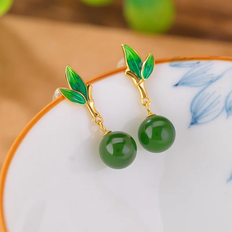 Royal Heaven's Choice Earrings Jasper Women's-1