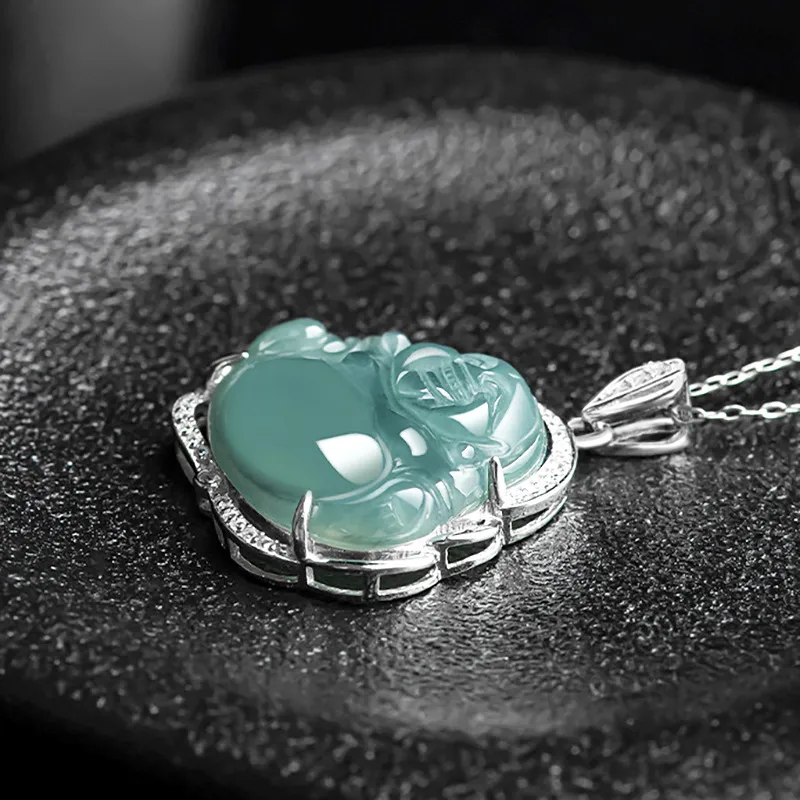 Royal Heaven's Choice Ice Type Jadeite Pendants Unisex-2