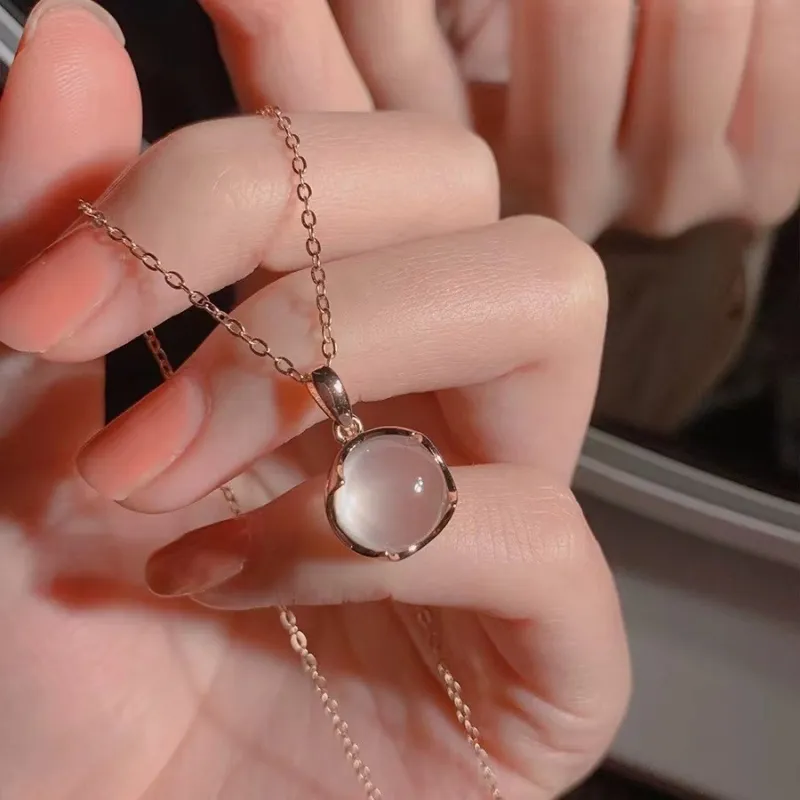 Royal Heaven's Choice Chalcedony Necklaces Unisex-4