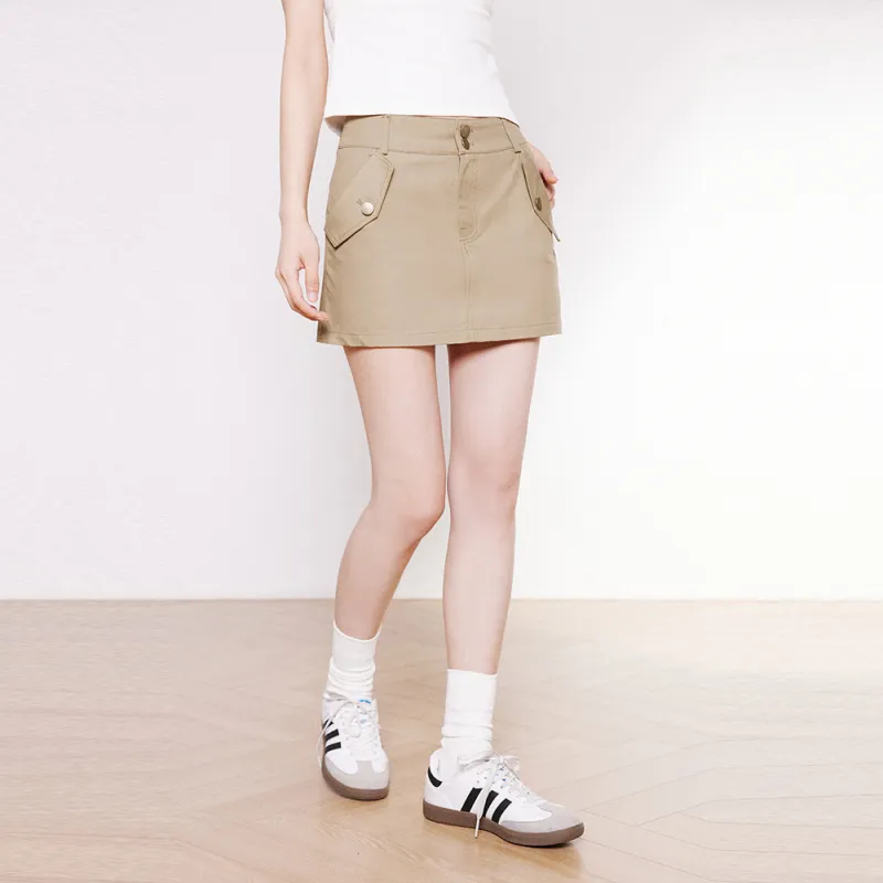 INRM Cargo Short Skirts Women's Khaki-5