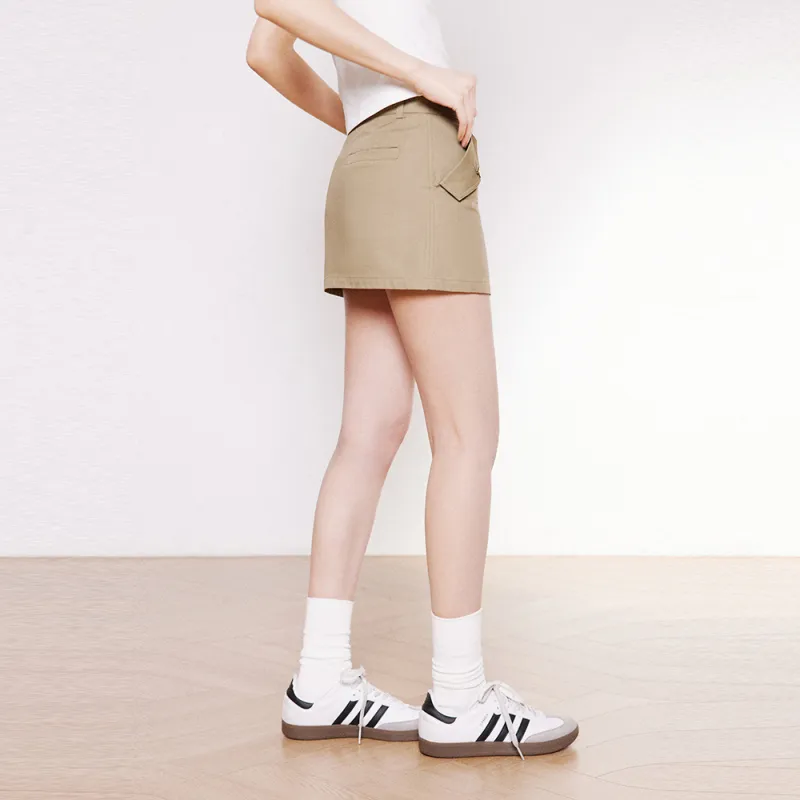 INRM Cargo Short Skirts Women's Khaki-2