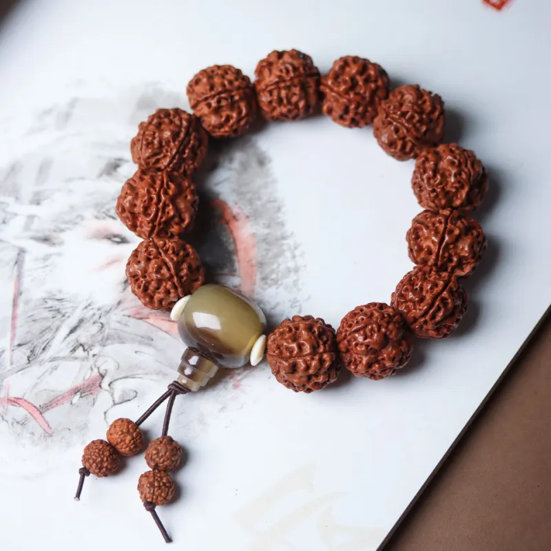 There Is You In The Long World King Kong Bodhi Seeds Bracelets Men's-1
