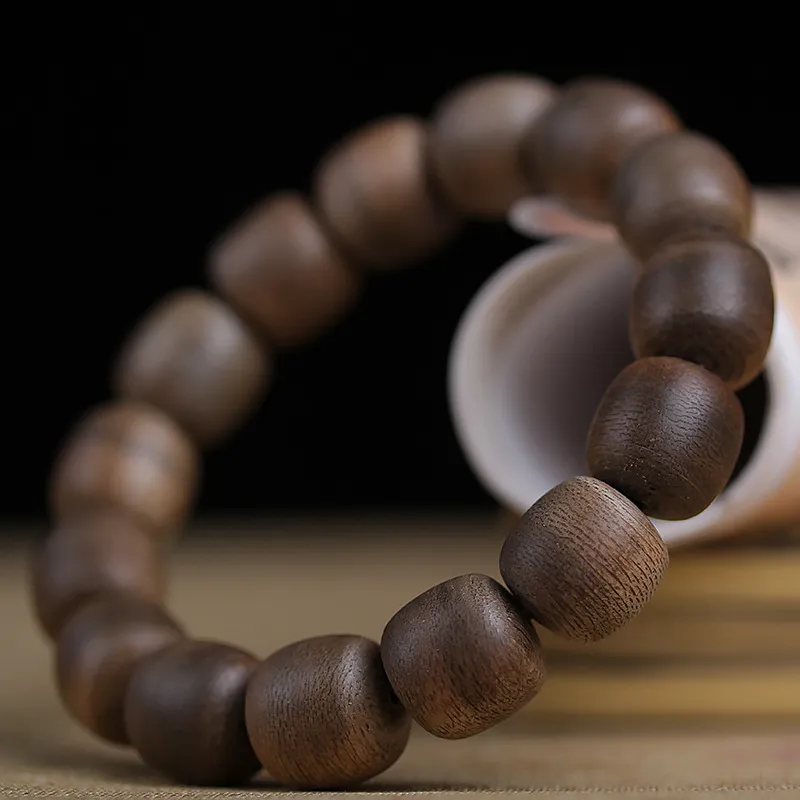 There Is You In The Long World Fragrance Agarwood Bracelets Unisex-1