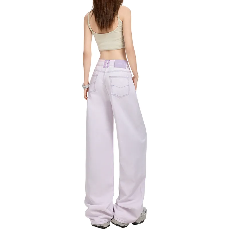 SNOOPY Jeans Women's Smoky Purple-1