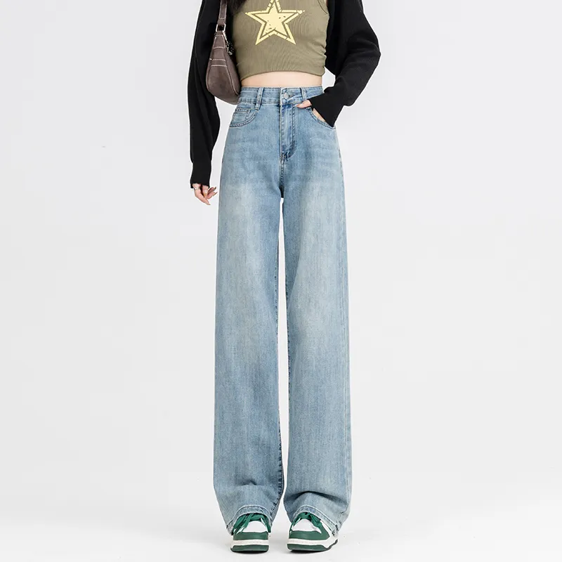 SNOOPY Jeans Women's Vintage Blue-6