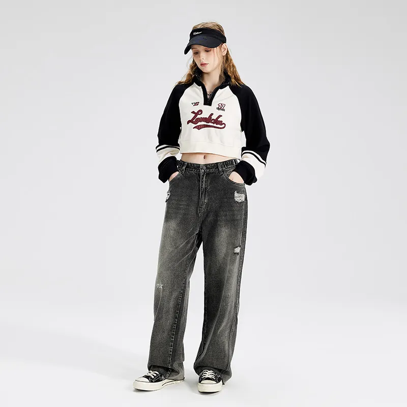 LAMLICKA Jeans Unisex Black-3