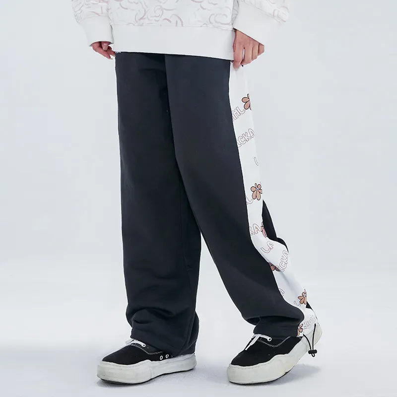 LAMLICKA Casual Pants Unisex Black-2