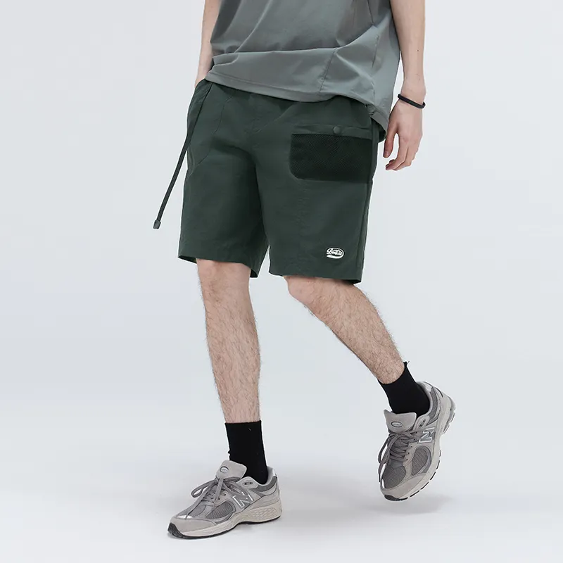 LAMLICKA Sports Shorts Unisex Green-4