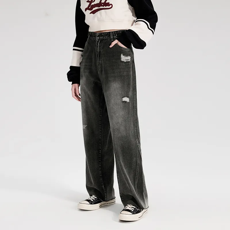 LAMLICKA Jeans Unisex Black-6
