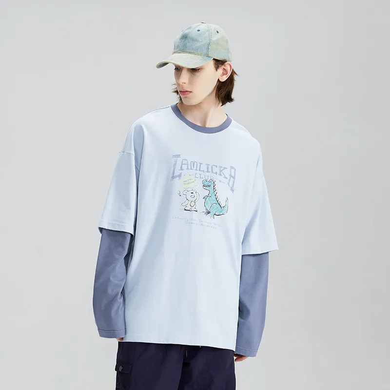 LAMLICKA T Shirts Unisex Blue-3