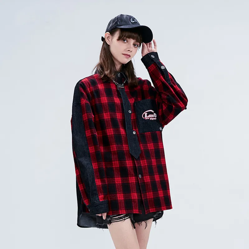 LAMLICKA Shirts Unisex Red-6