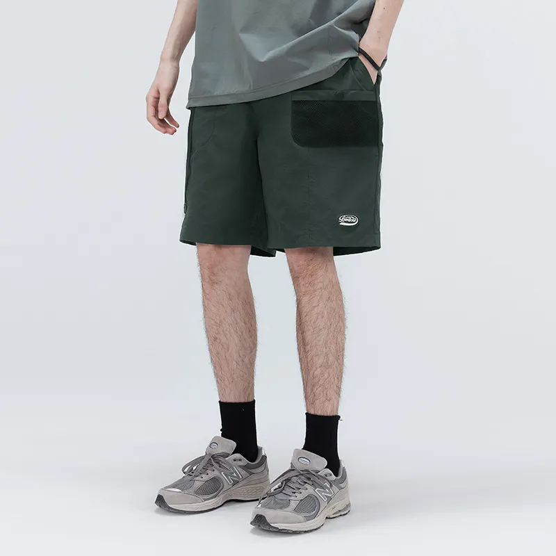 LAMLICKA Sports Shorts Unisex Green-3
