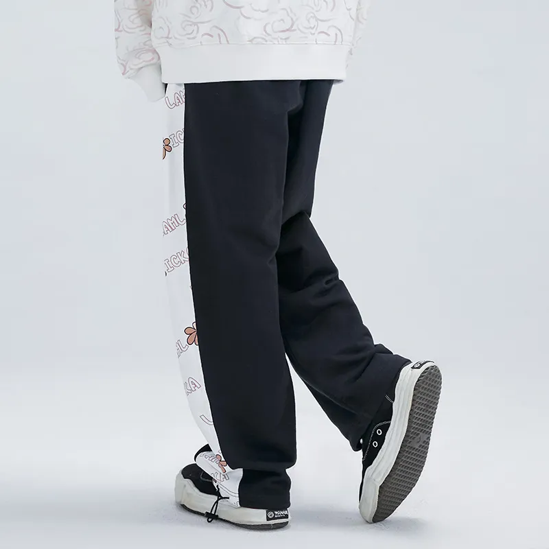 LAMLICKA Casual Pants Unisex Black-3
