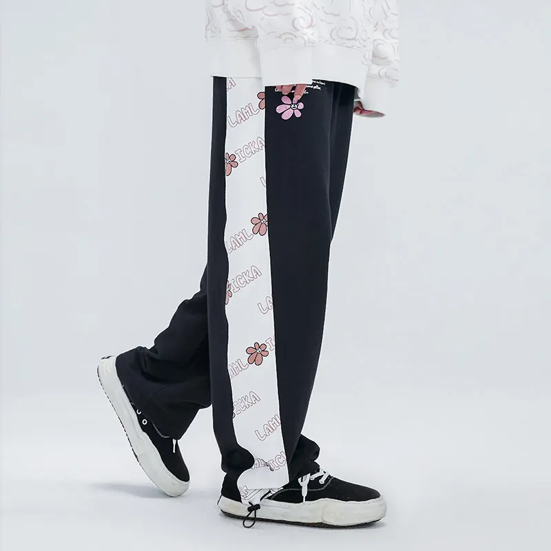 LAMLICKA Casual Pants Unisex Black-4