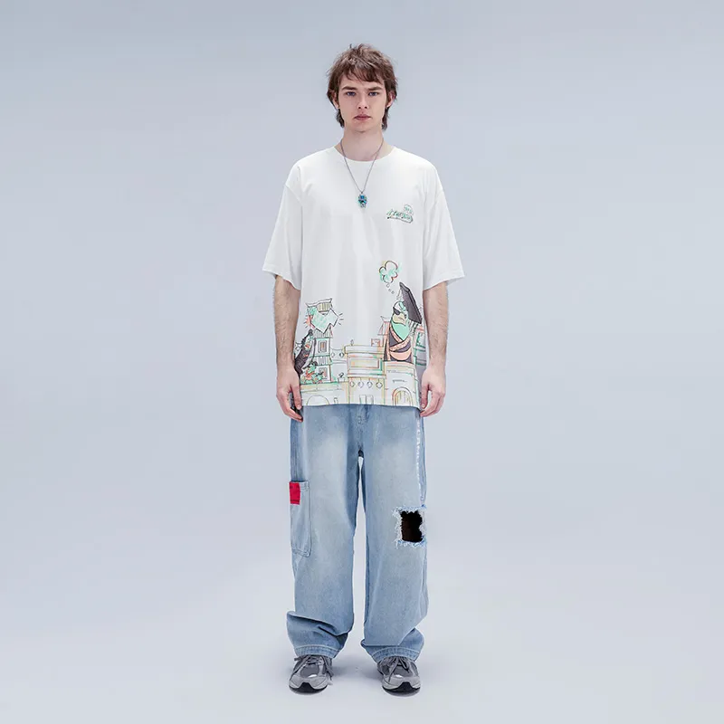 LAMLICKA T Shirts Unisex White-6