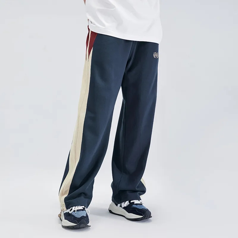 LAMLICKA Knitted Sweatpants Unisex Blue-5