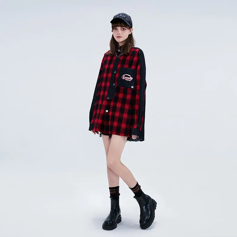 LAMLICKA Shirts Unisex Red-3