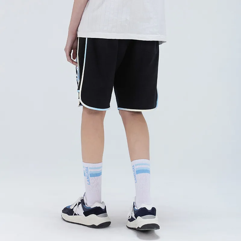 LAMLICKA Casual Shorts Unisex Black-4