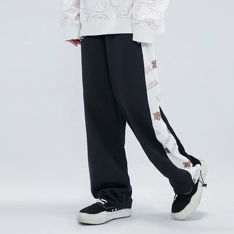LAMLICKA Casual Pants Unisex Black-5