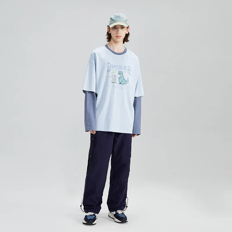 LAMLICKA T Shirts Unisex Blue-2