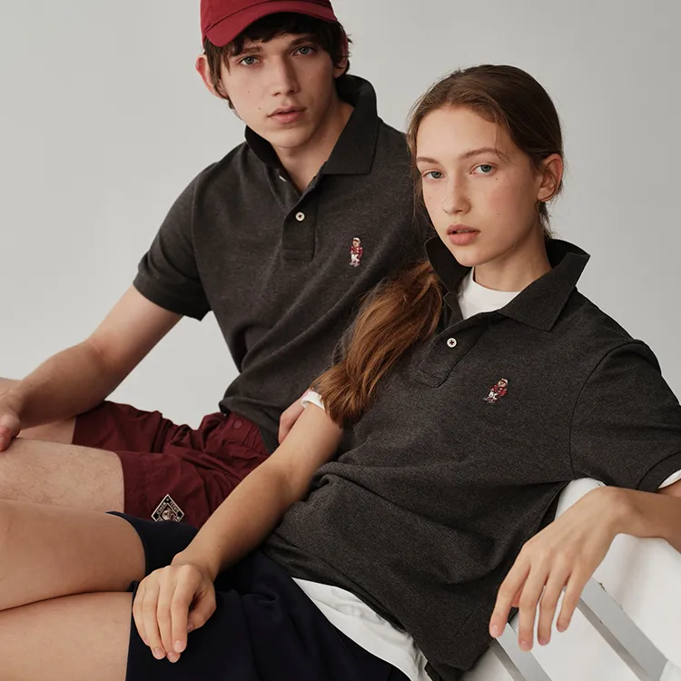 Teenie Weenie Men Cooling Sensation Series Polo Shirt Unisex-14
