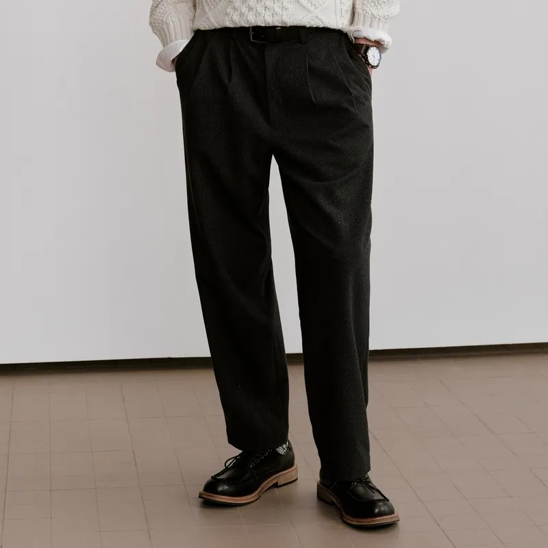 Teenie Weenie Men FW24 Casual Pants Unisex Black-5