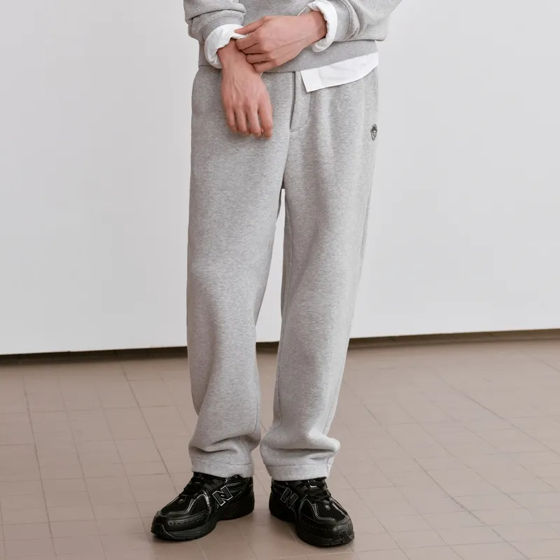 Teenie Weenie Men FW24 Knitted Sports Pants Unisex Medium Gray-4