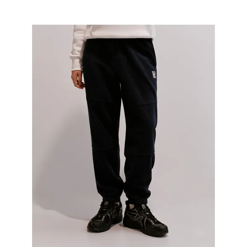 Teenie Weenie Men Knitted Sports Pants Unisex Navy Blue-2