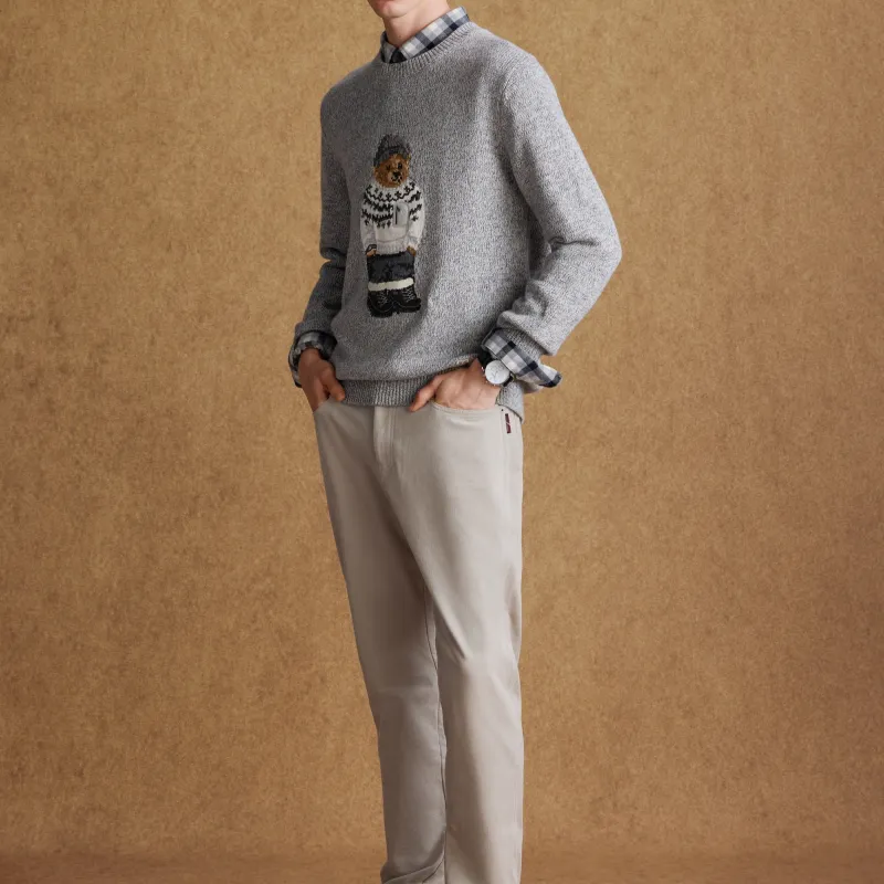 Teenie Weenie Men 24FW Sweater Men's Medium Gray-5