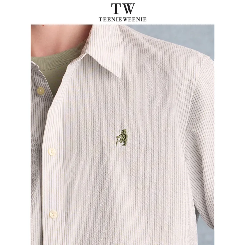 Teenie Weenie Men Shirts Unisex Green-5