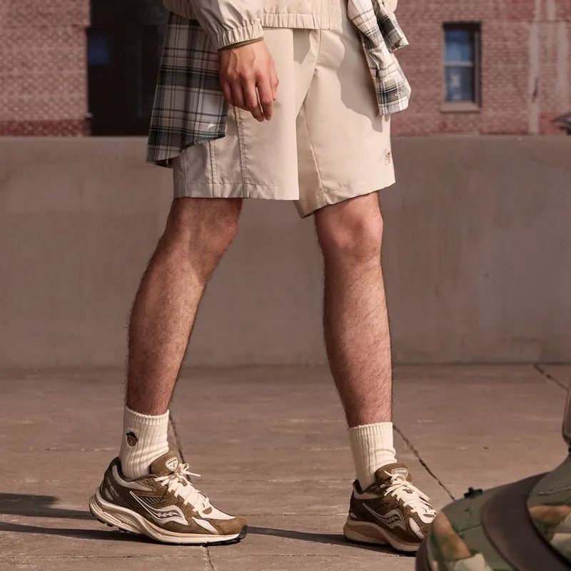 Teenie Weenie Men Casual Shorts Unisex Khaki-4