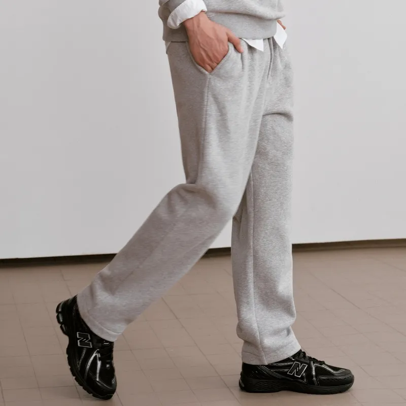 Teenie Weenie Men FW24 Knitted Sports Pants Unisex Medium Gray-5