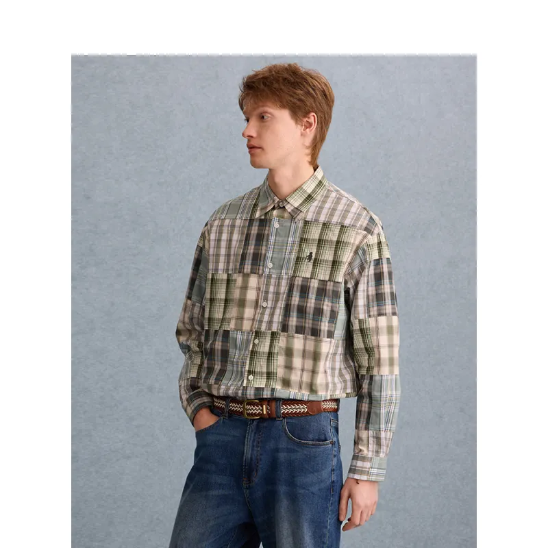 Teenie Weenie Men Shirts Unisex Dark Green-5