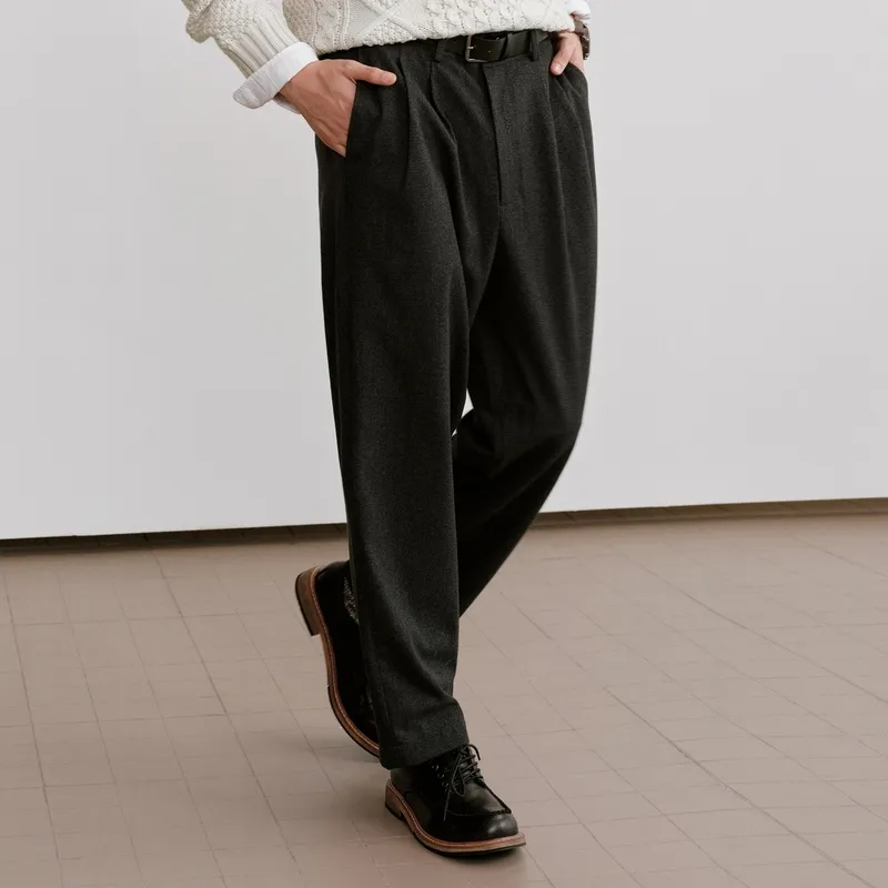 Teenie Weenie Men FW24 Casual Pants Unisex Black-4