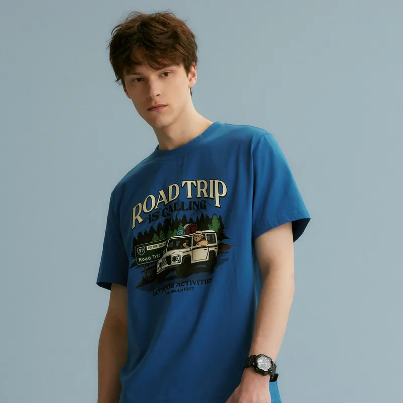 Teenie Weenie Men Camping 24SS T Shirt Summer Unisex-18
