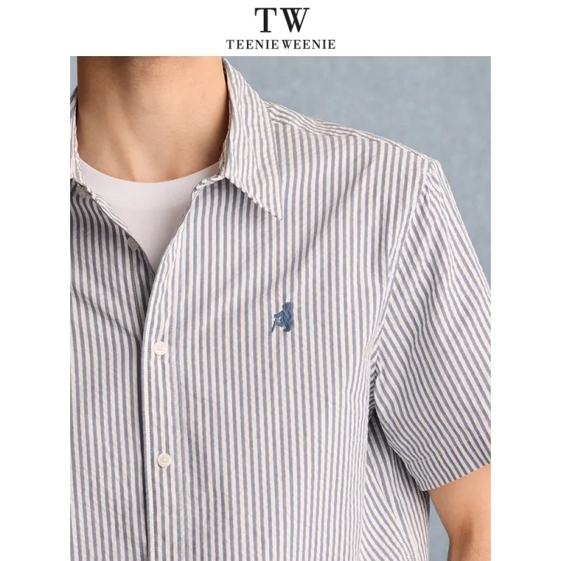 Teenie Weenie Men Shirts Unisex Blue-5