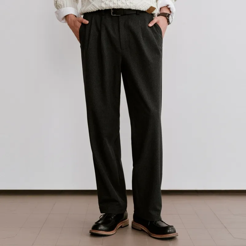 Teenie Weenie Men FW24 Casual Pants Unisex Black-2