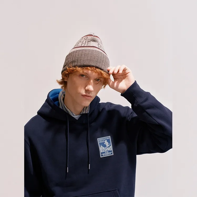 Teenie Weenie Men Sweatshirt Unisex Navy Blue-6
