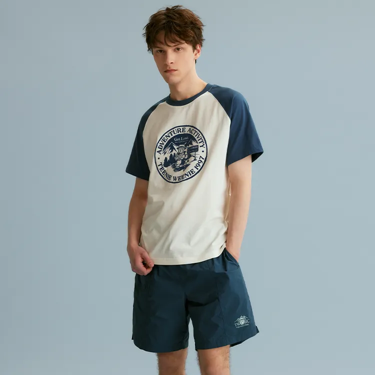 Teenie Weenie Men Camping T Shirt Summer Unisex-2