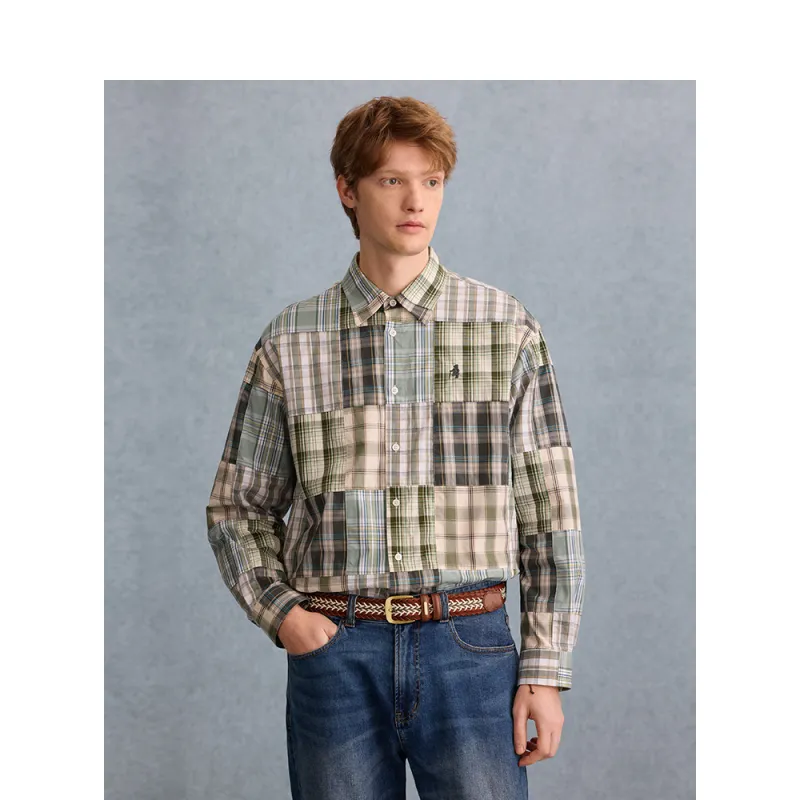 Teenie Weenie Men Shirts Unisex Dark Green-3
